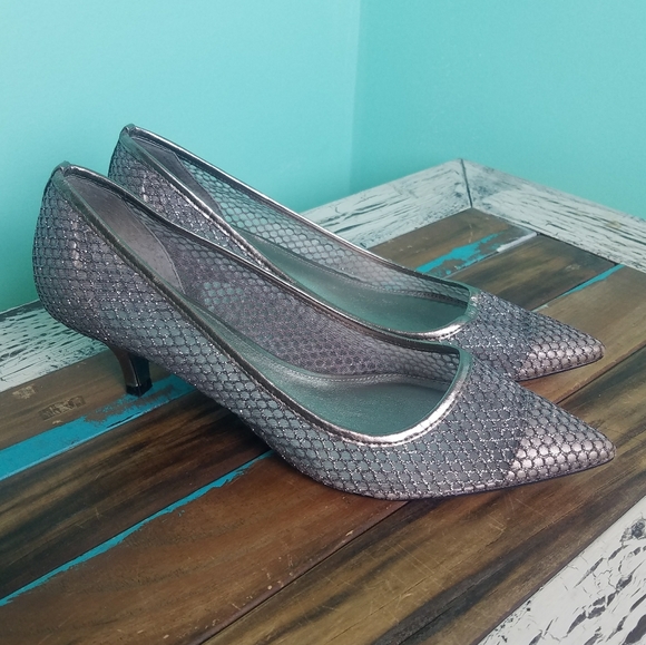 Adrianna Papell Shoes - Adrianna Papell Silver Occasion heels